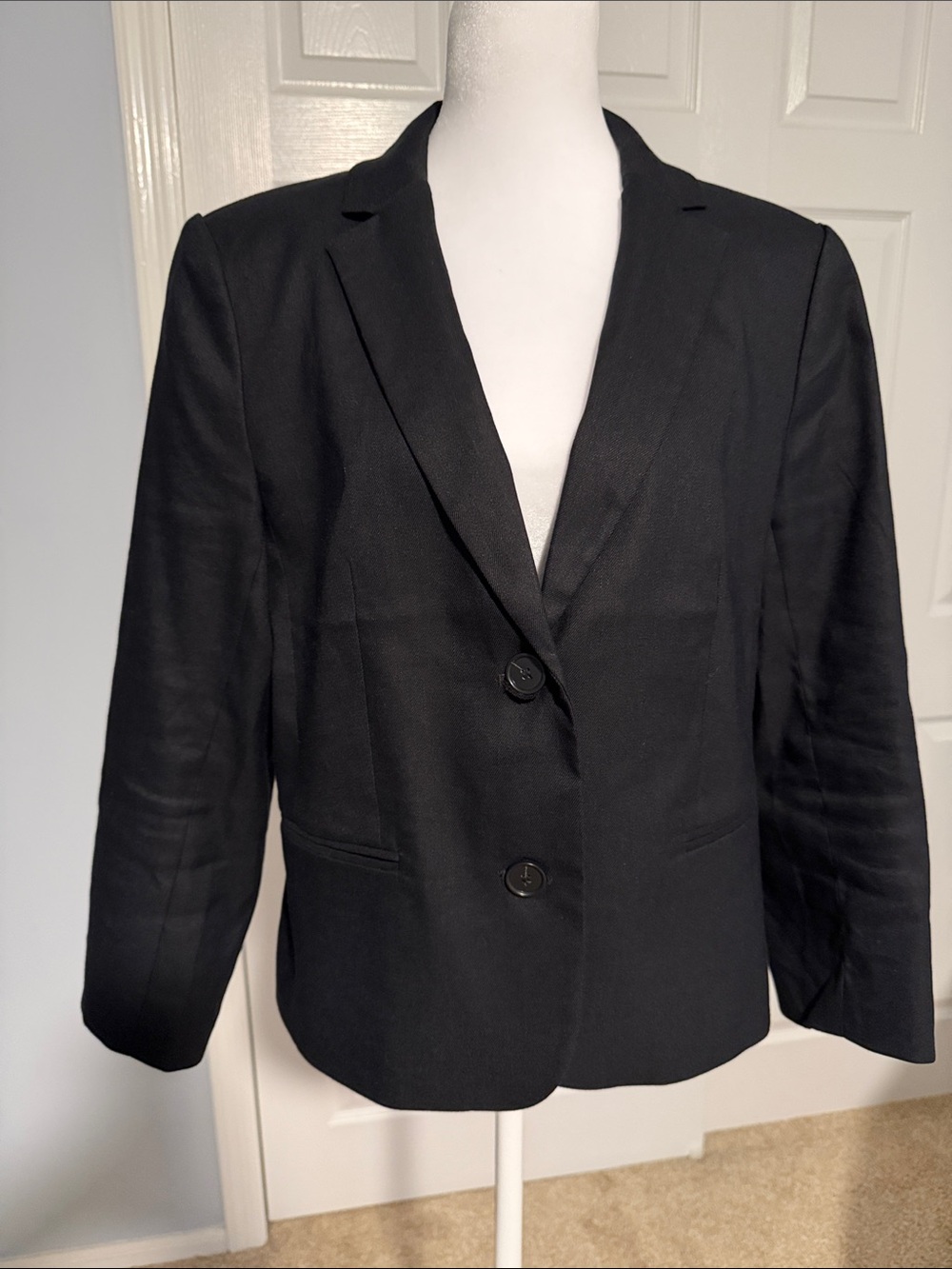 NWT - Ann Taylor Black Tailored Two-Button Blazer